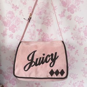 Vintage juicy couture pink book bag